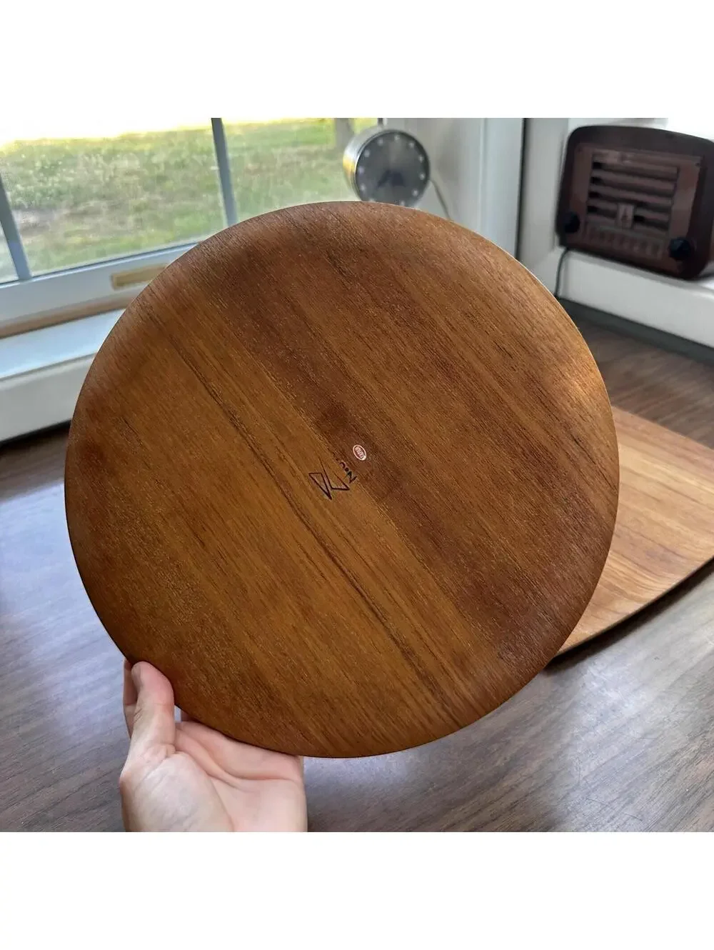 Shigemichi Aomine Teak Tray Plate Japan MCM Eames Nelson Round And Square Lot 2